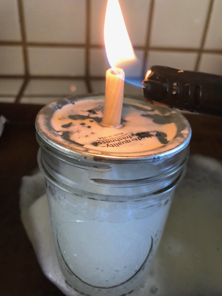 candle rocket experiment